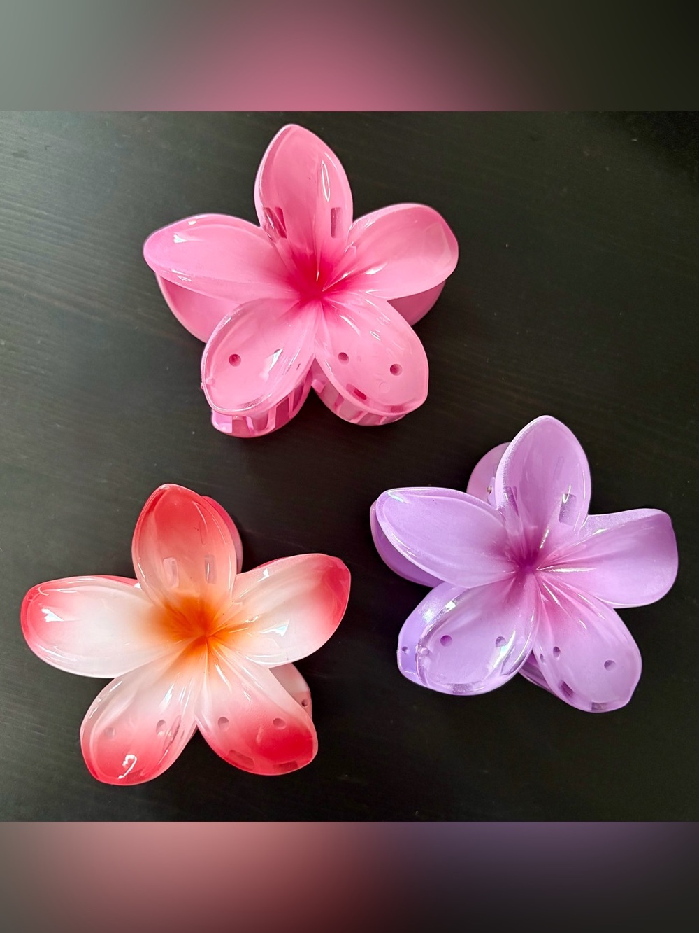 Floral Hair Clips
